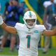 Tua Tagovailoa got his first win in his first game as the Fins beat the Rams in Week 8.